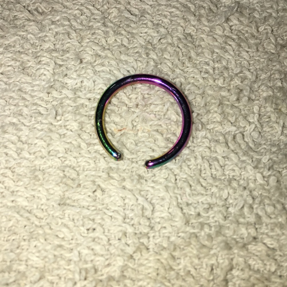 Multi colored horseshoe.